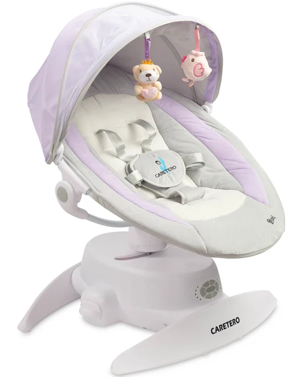 Шезлонг-качалка Caretero Opti Purple